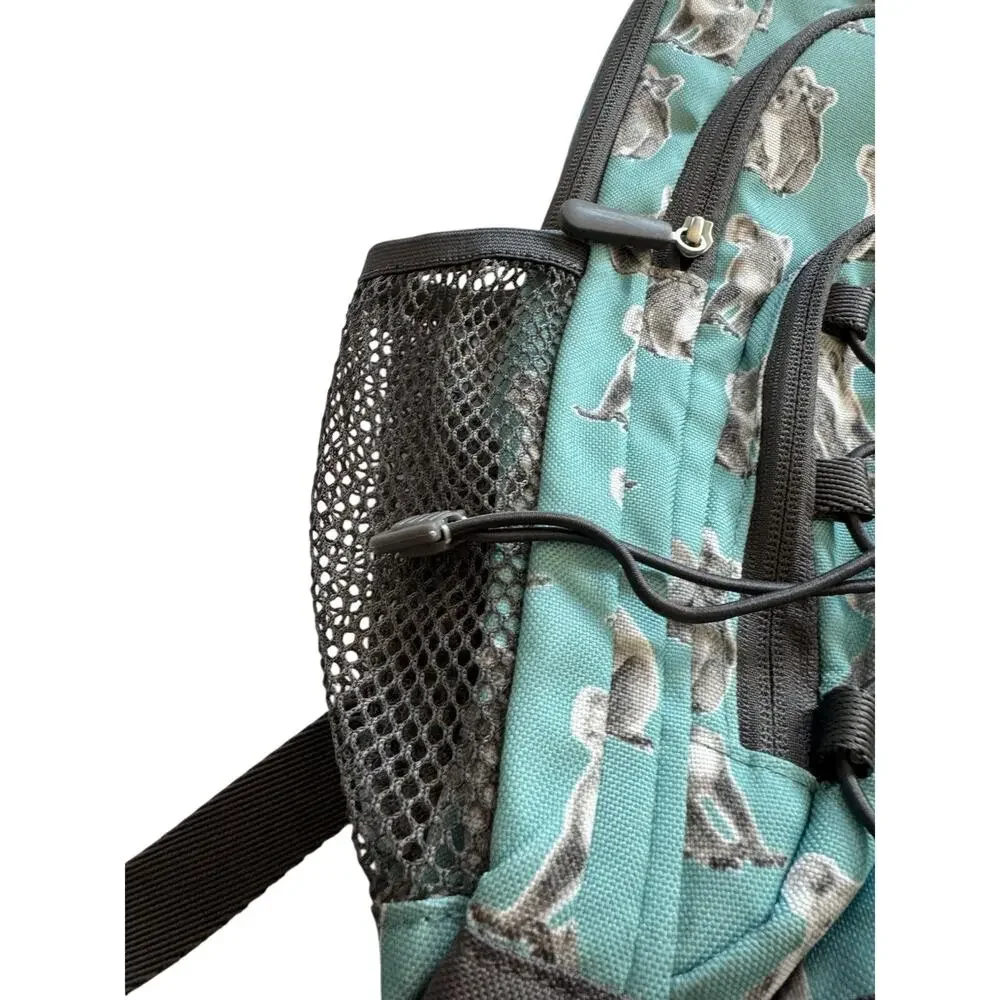 Pottery Barn Teen Gear Up Backpack Koala Bear Teal Pool School Bag Laptop Bungee